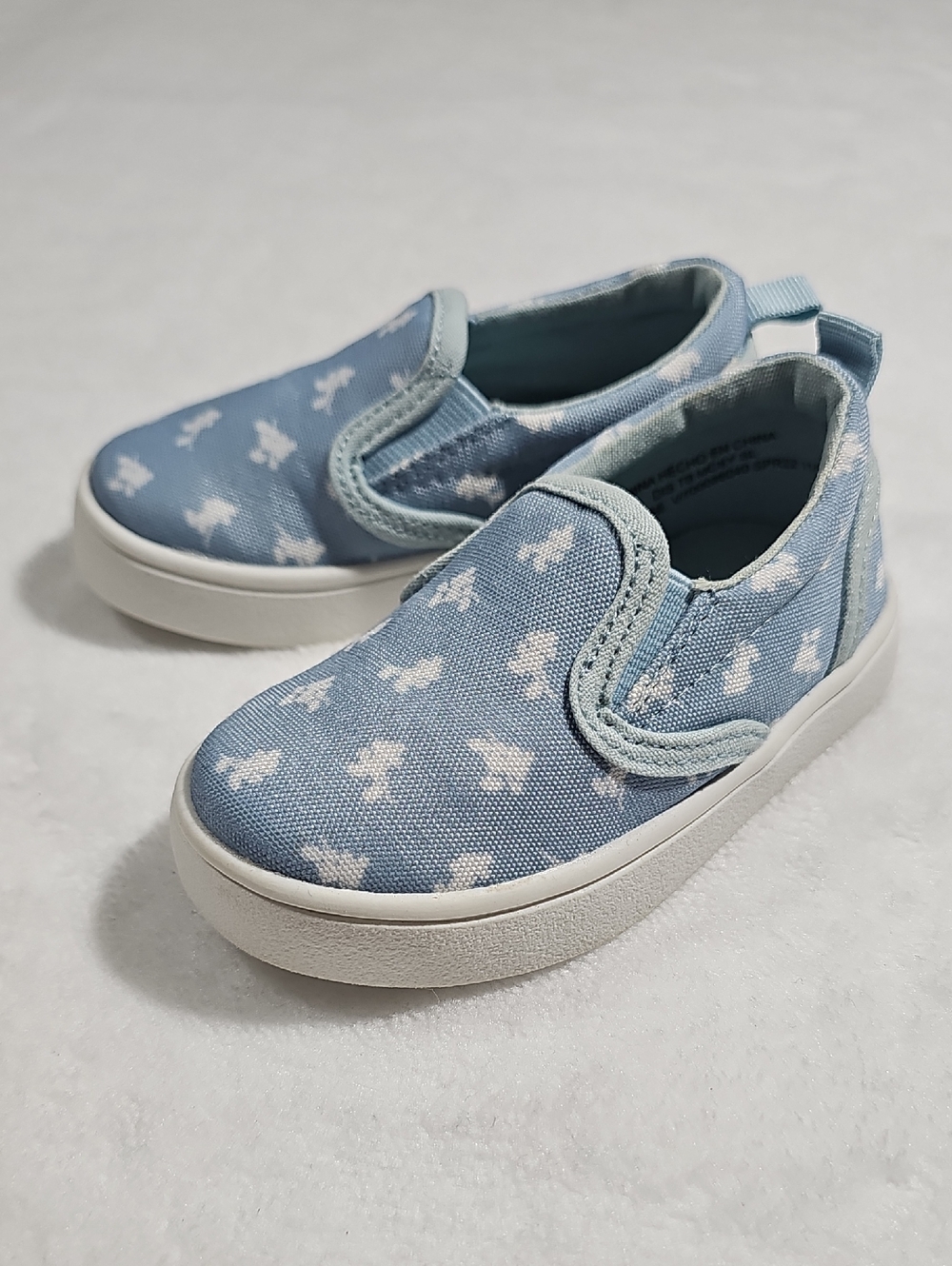 Baby Gap Disney Mickey Mouse Slip On Canvas Sneakers Blue Toddler USA 5‎ EUR 22
